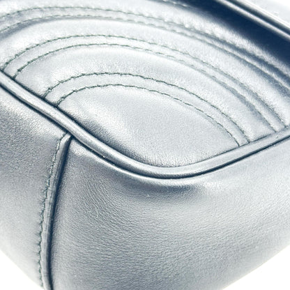 Gucci GG Marmont Flap Matelasse Leather, Black, Leather, Handbag