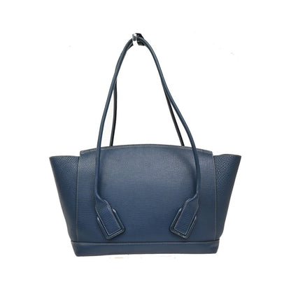 Bottega Veneta Arco Grainy Leather, Navy, Leather, Tote Bag