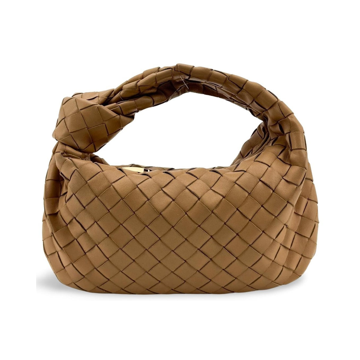 Bottega Veneta BV Jodie Hobo Intrecciato Nappa, Brown, Leather, Shoulder Bag