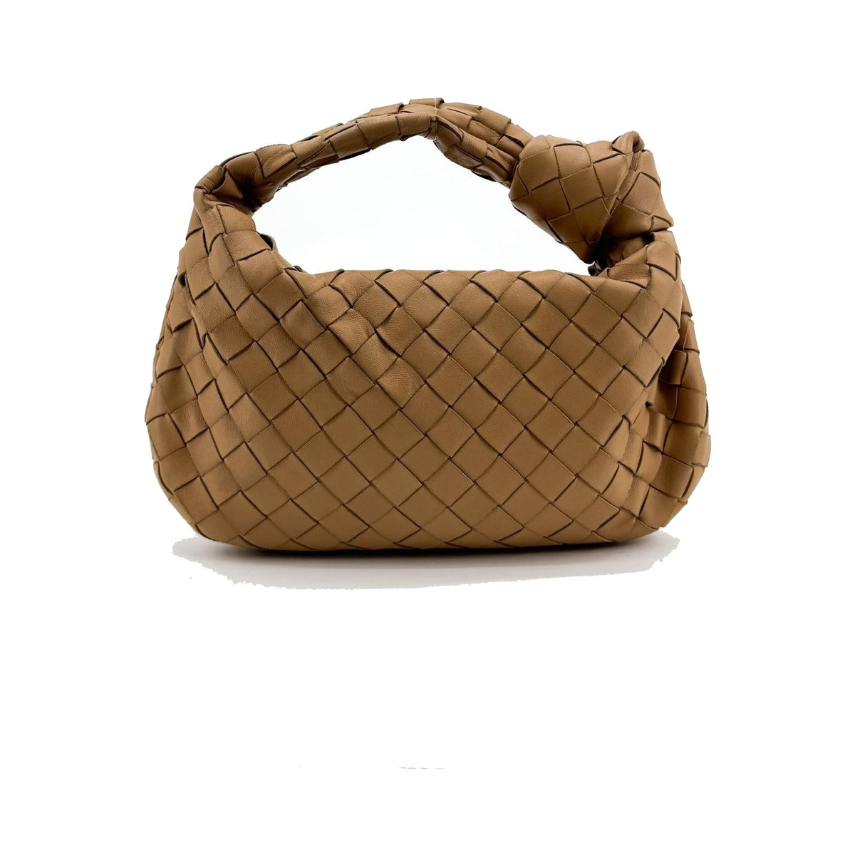 Bottega Veneta BV Jodie Hobo Intrecciato Nappa, Brown, Leather, Shoulder Bag