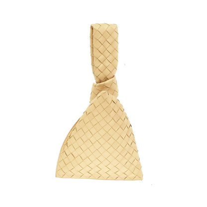 Bottega Veneta BV Twist Intrecciato Nappa, Beige, Leather, Handbag