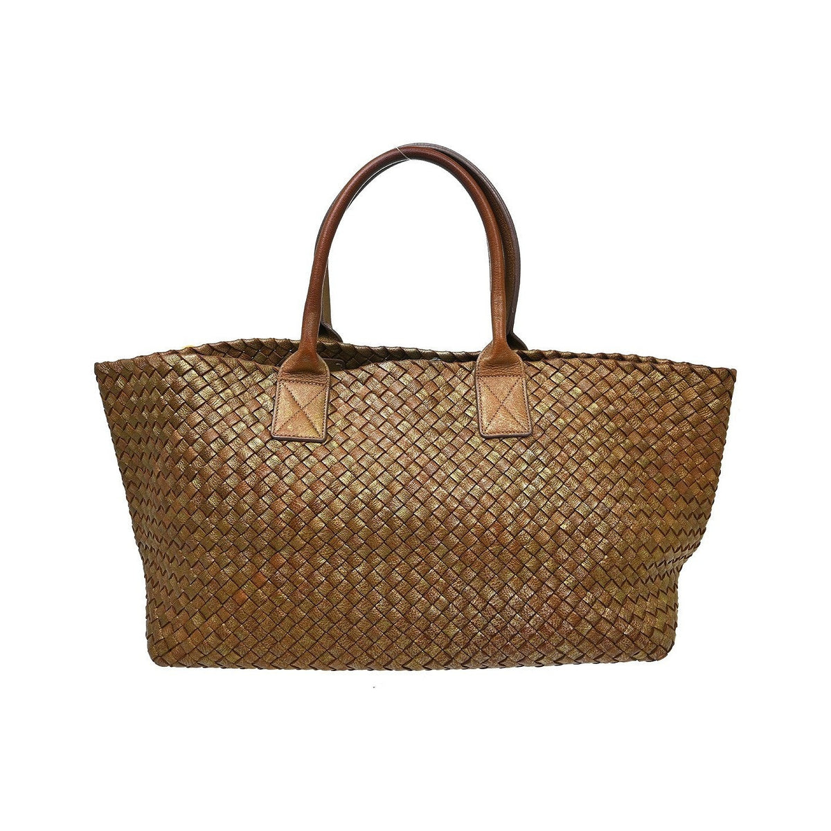 Bottega Veneta Cabat Intrecciato Nappa, Brown, Leather, Tote Bag