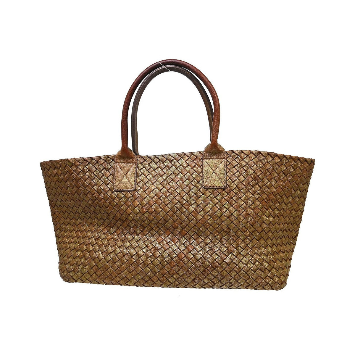 Bottega Veneta Cabat Intrecciato Nappa, Brown, Leather, Tote Bag
