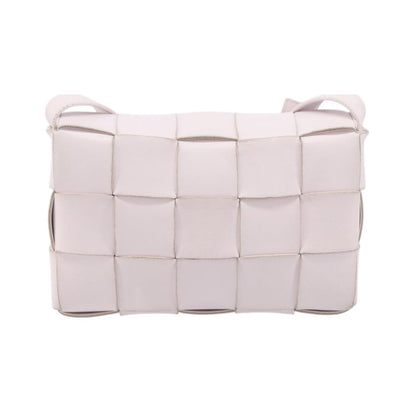 Bottega Veneta Cassette Maxi Intrecciato Leather, Pink, Leather, Crossbody Bag