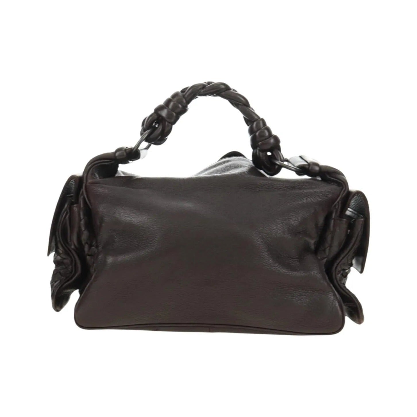 Bottega Veneta Cocker Hobo Leather, Brown, Leather, Handbag