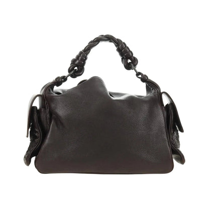 Bottega Veneta Cocker Hobo Leather, Brown, Leather, Handbag