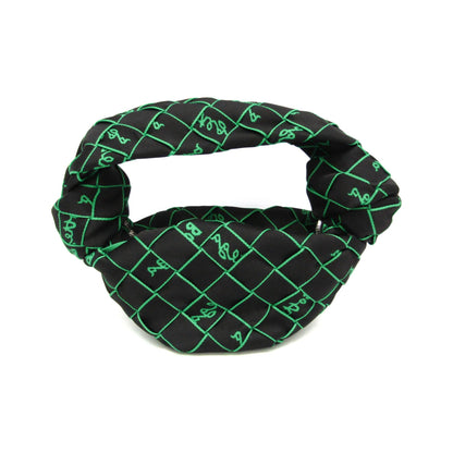 Bottega Veneta Double Knot Hobo Intrecciato Effect Jacquard, Multicolour, Nylon, Shoulder Bag