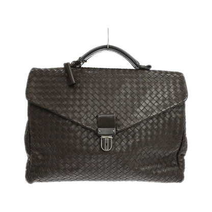 Bottega Veneta Envelope Intrecciato Nappa, Brown, Leather, Briefcase