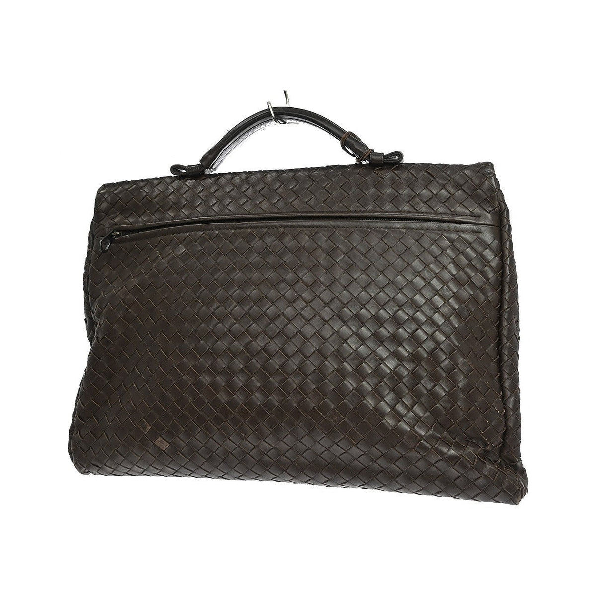 Bottega Veneta Envelope Intrecciato Nappa, Brown, Leather, Briefcase