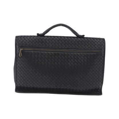 Bottega Veneta Envelope Intrecciato Nappa, Black, Leather, Briefcase