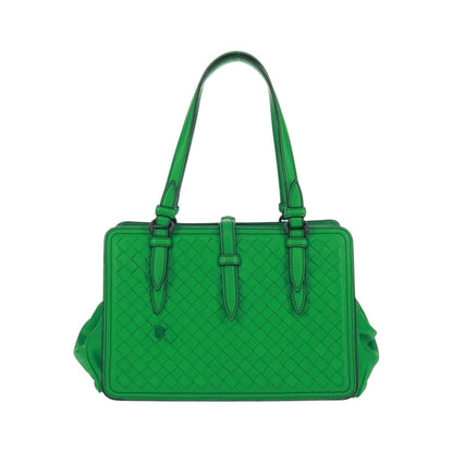 Bottega Veneta Intrecciato Leather, Green, Leather, Handbag