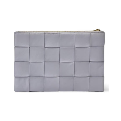 Bottega Veneta Mini clutch Intrecciato, Purple, Leather, Clutch