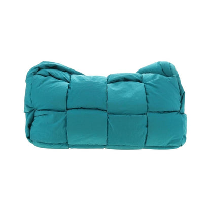 Bottega Veneta Padded Tech Cassette Intrecciato Nylon, Blue, Nylon, Crossbody Bag