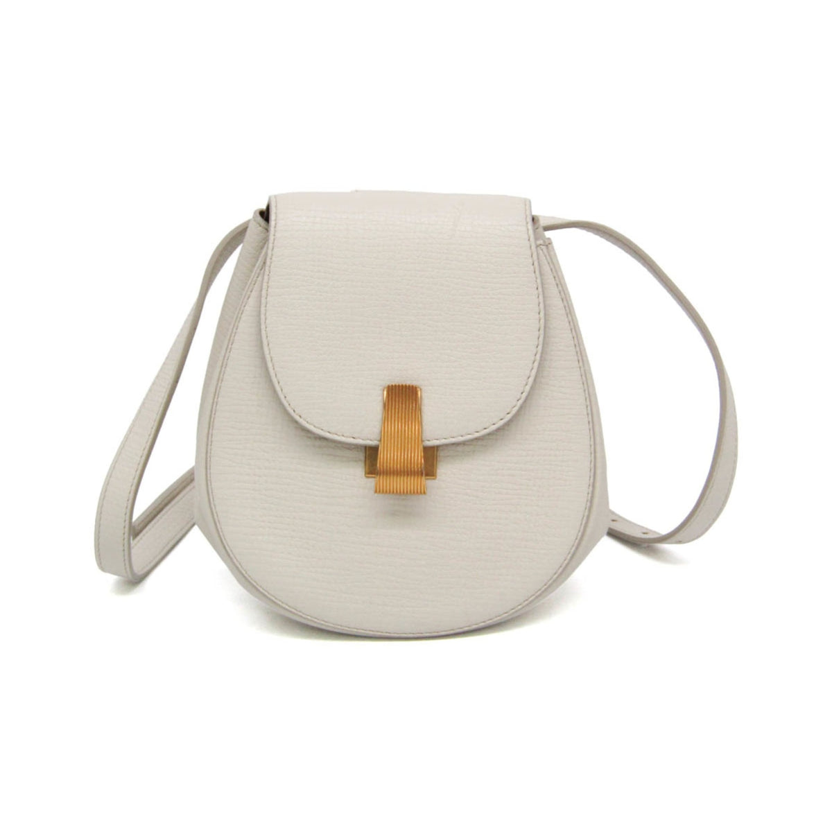 Bottega Veneta Palmellato Convertible Belt Leather, White, Leather, Handbag