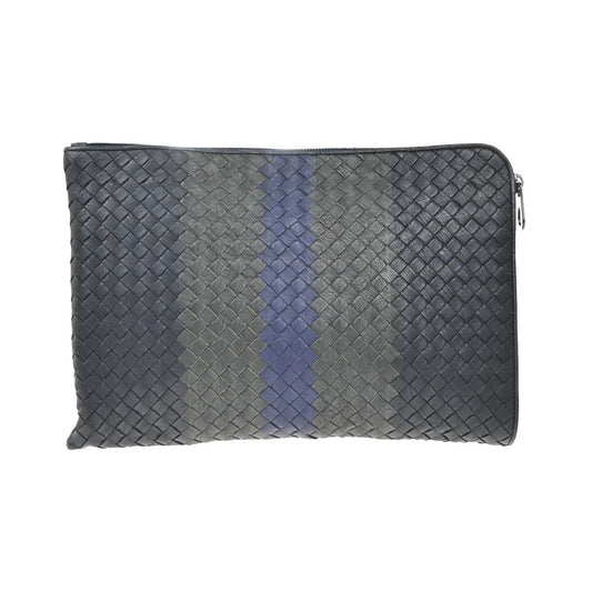 Bottega Veneta Portfolio Intrecciato Nappa, Multicolour, Leather, Clutch