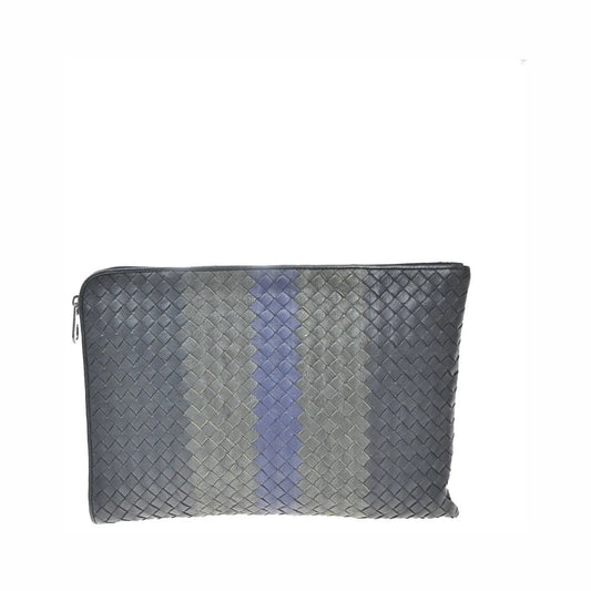 Bottega Veneta Portfolio Intrecciato Nappa, Multicolour, Leather, Clutch
