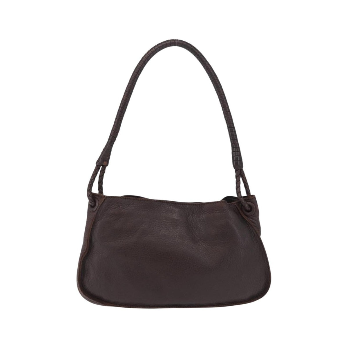 Bottega Veneta Shoulder Leather, Brown, Leather, Shoulder Bag