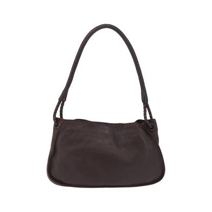 Bottega Veneta Shoulder Leather, Brown, Leather, Shoulder Bag