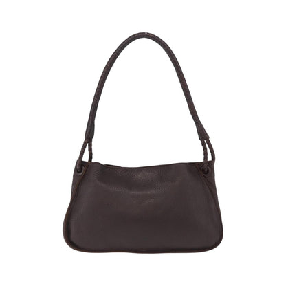 Bottega Veneta Shoulder Leather, Brown, Leather, Shoulder Bag