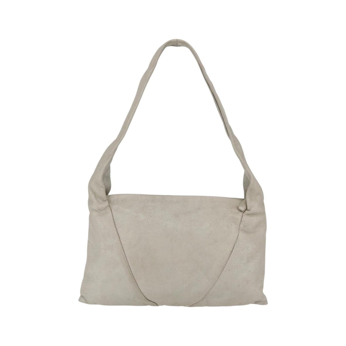 Bottega Veneta Shoulder Leather, Gray, Leather, Shoulder Bag