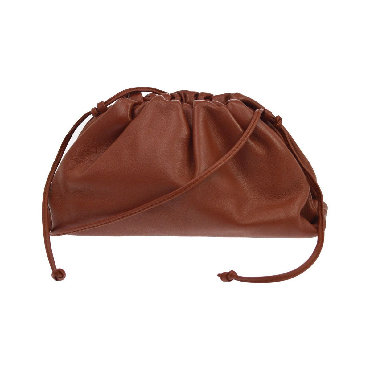 Bottega Veneta The Pouch Leather, Brown, Leather, Clutch