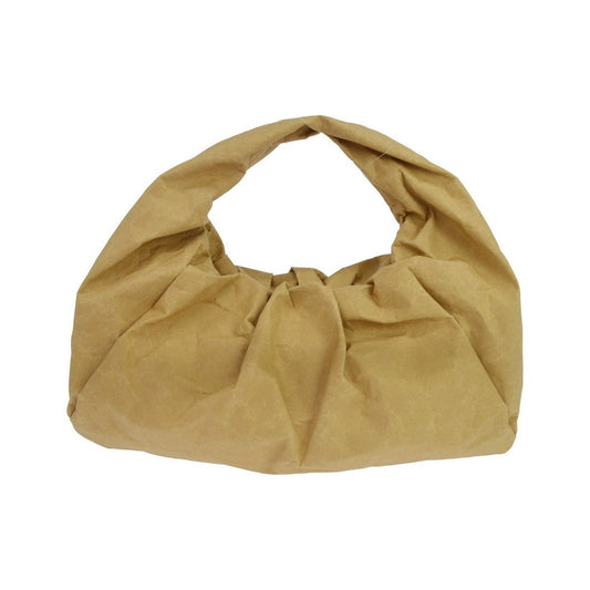 Bottega Veneta The Shoulder Pouch Kraft Paper, Brown, Leather, Shoulder Bag