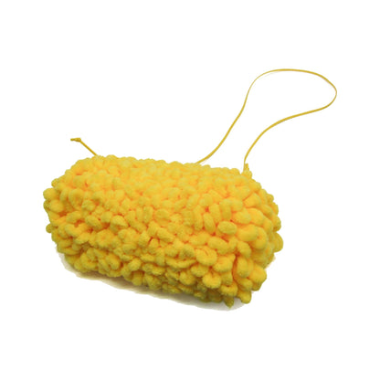 Bottega Veneta The Wave Twisted Chenille, Yellow, Textile, Clutch