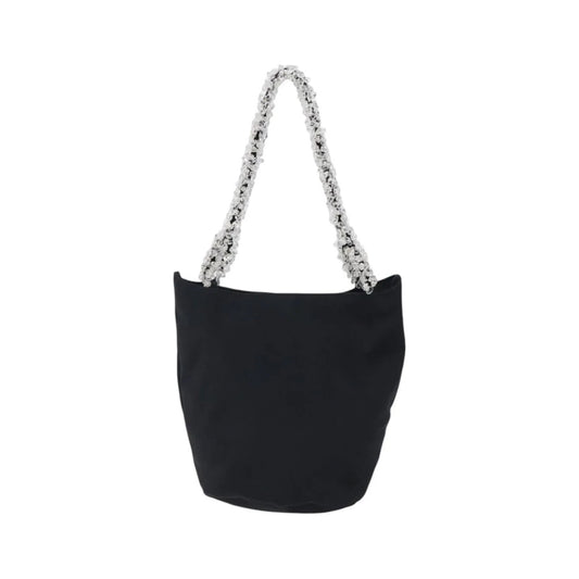 Bottega Veneta Vintage Nylon, Black, Nylon, Handbag