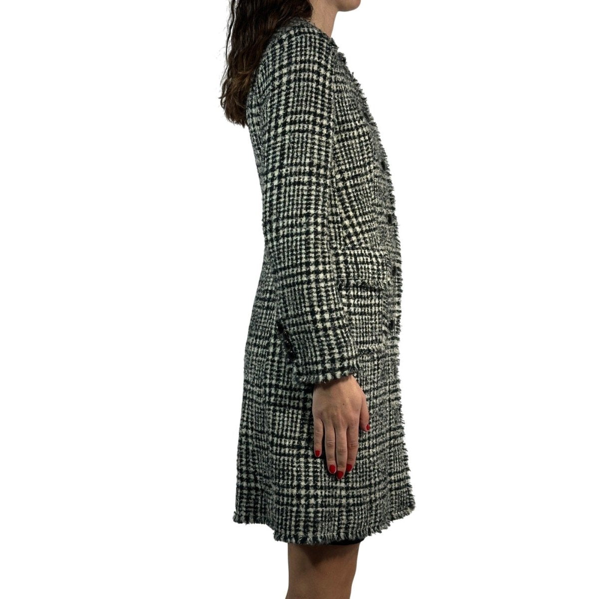 BROOKS BROTHERS Tweed Fringe Coat - Brandsamsara