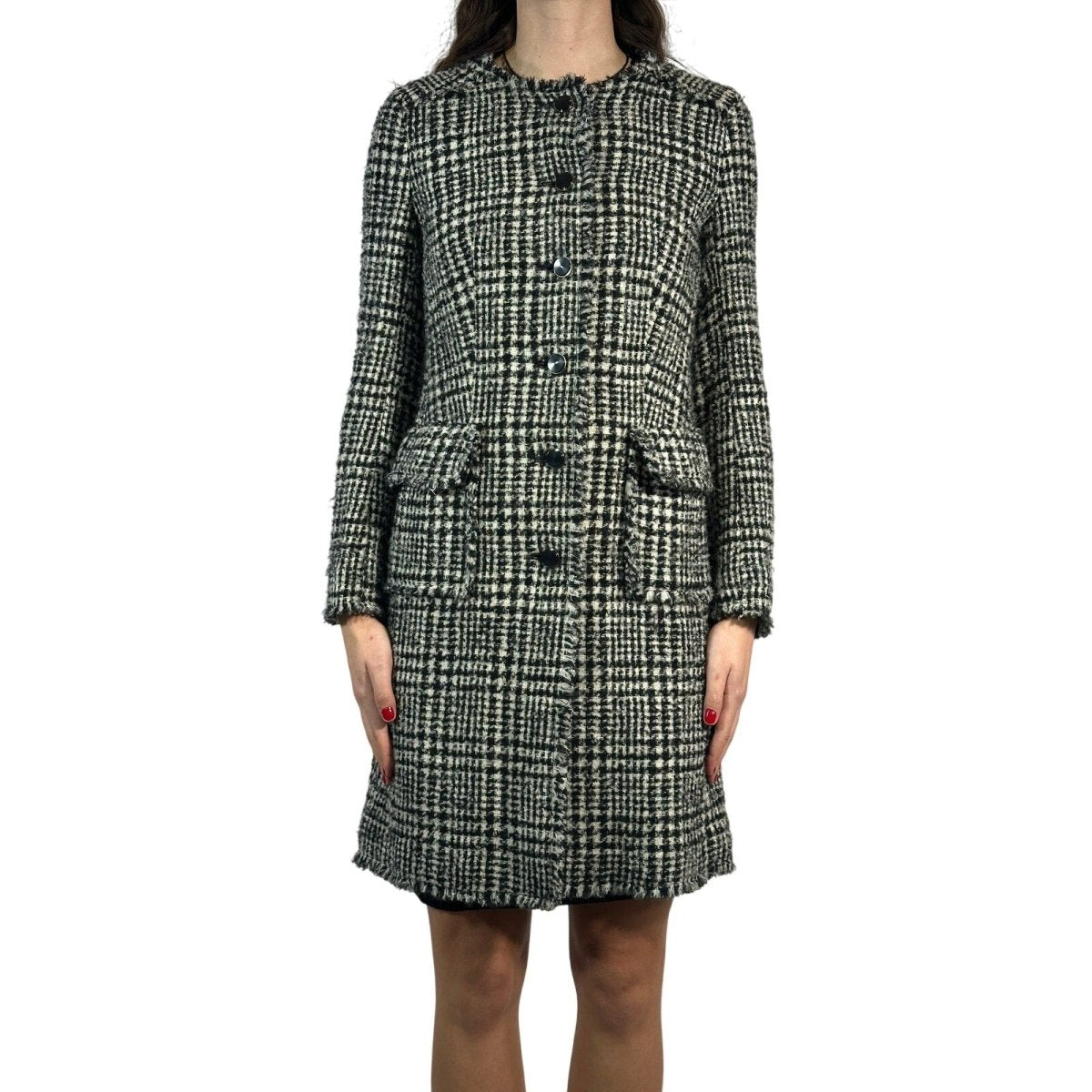 BROOKS BROTHERS Tweed Fringe Coat - Brandsamsara