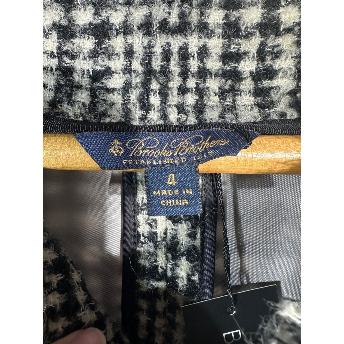 BROOKS BROTHERS Tweed Fringe Coat - Brandsamsara