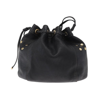 Burberry Blue Label Leather, Black, Leather, Shoulder Bag