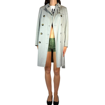 Burberry Double Breasted Trench Coat - Brandsamsara