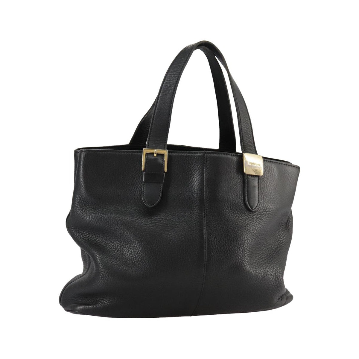 Burberry Handbag Leather, Black, Leather, Handbag
