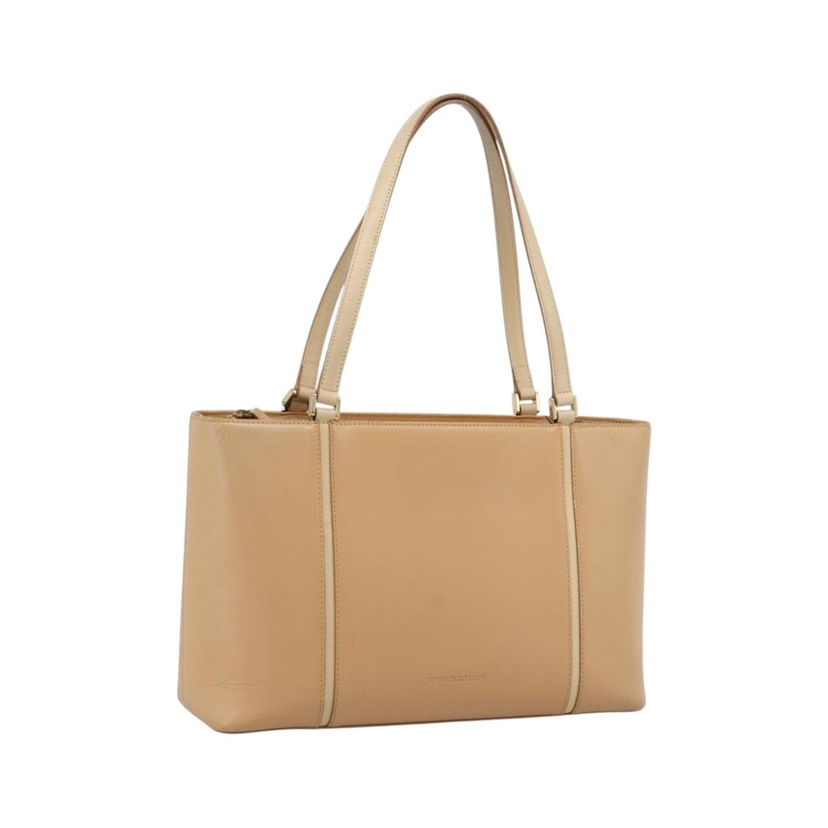 Burberry Handbag Leather, Beige, Leather, Handbag