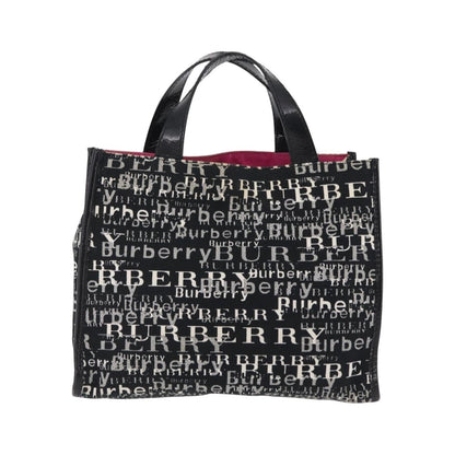 Burberry Logo Trench Nylon, Black, Canvas, Tote Bag