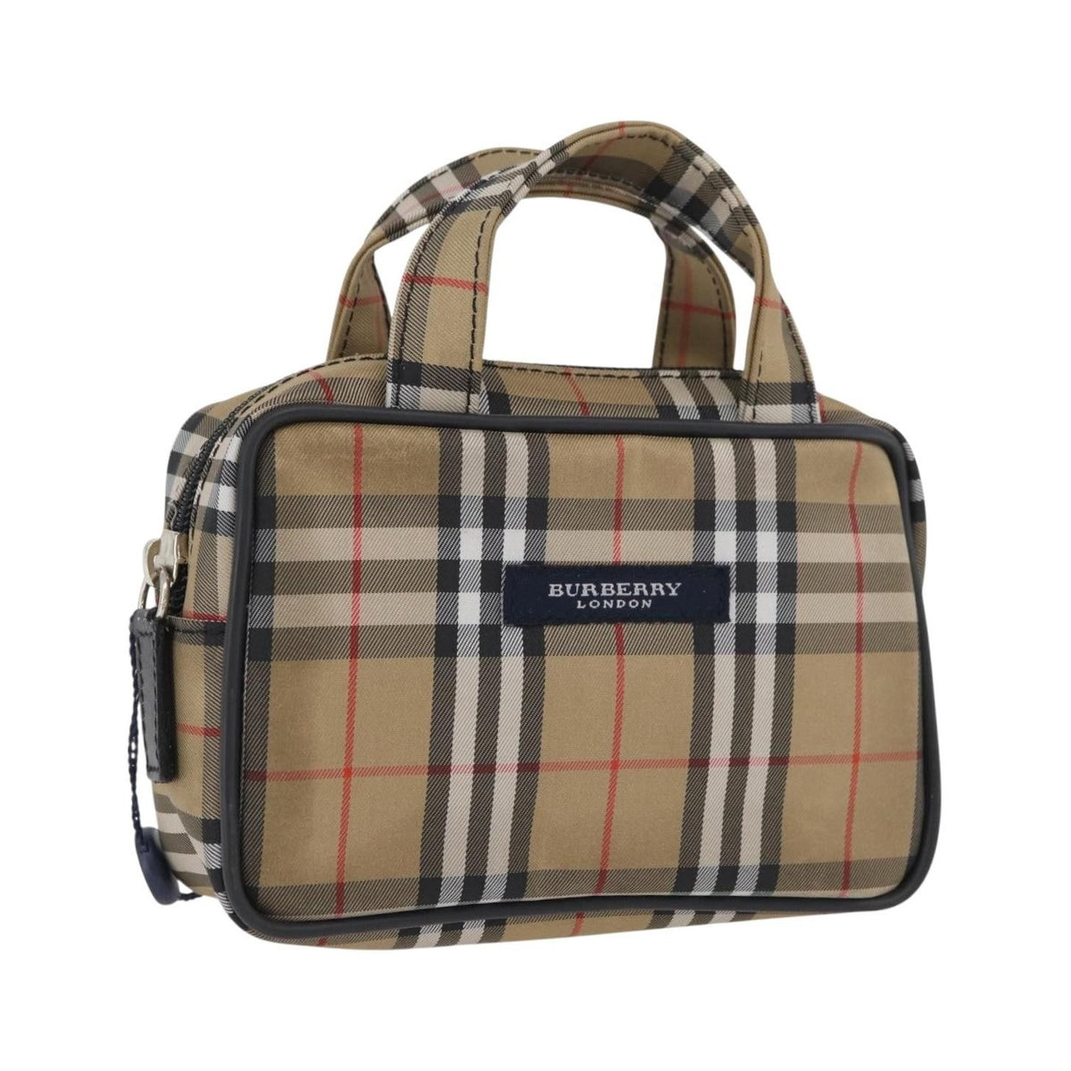 Burberry Nova Check Nylon, Beige, Nylon, Handbag
