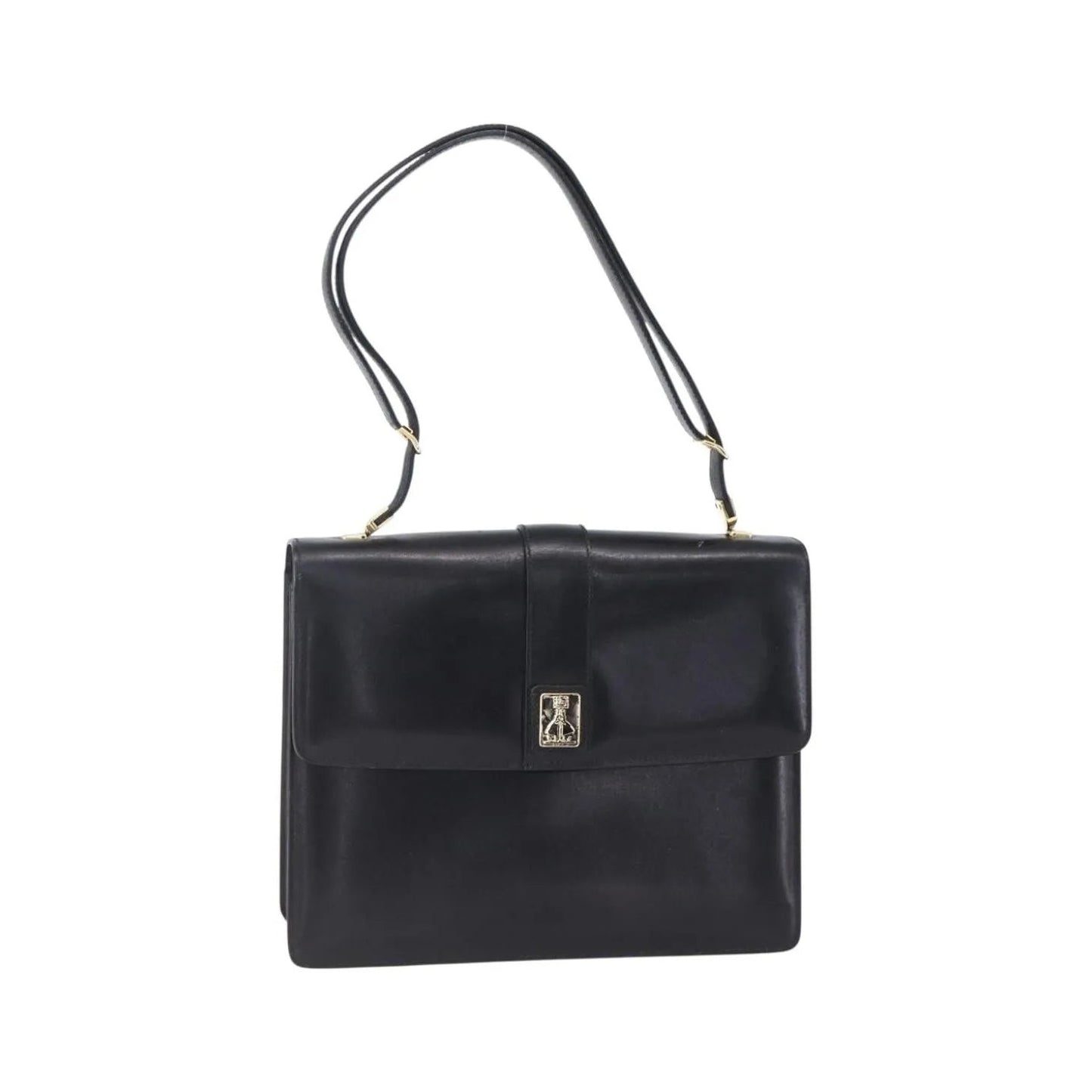 Burberry Nova Check Shoulder Bag Leather, Black, Leather, Shoulder Bag
