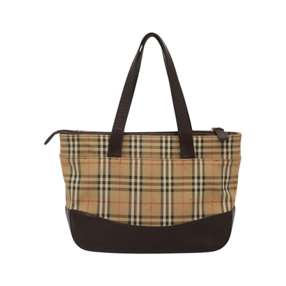 Burberry Nova Check Tote canvas check pattern, Beige, Canvas, Handbag