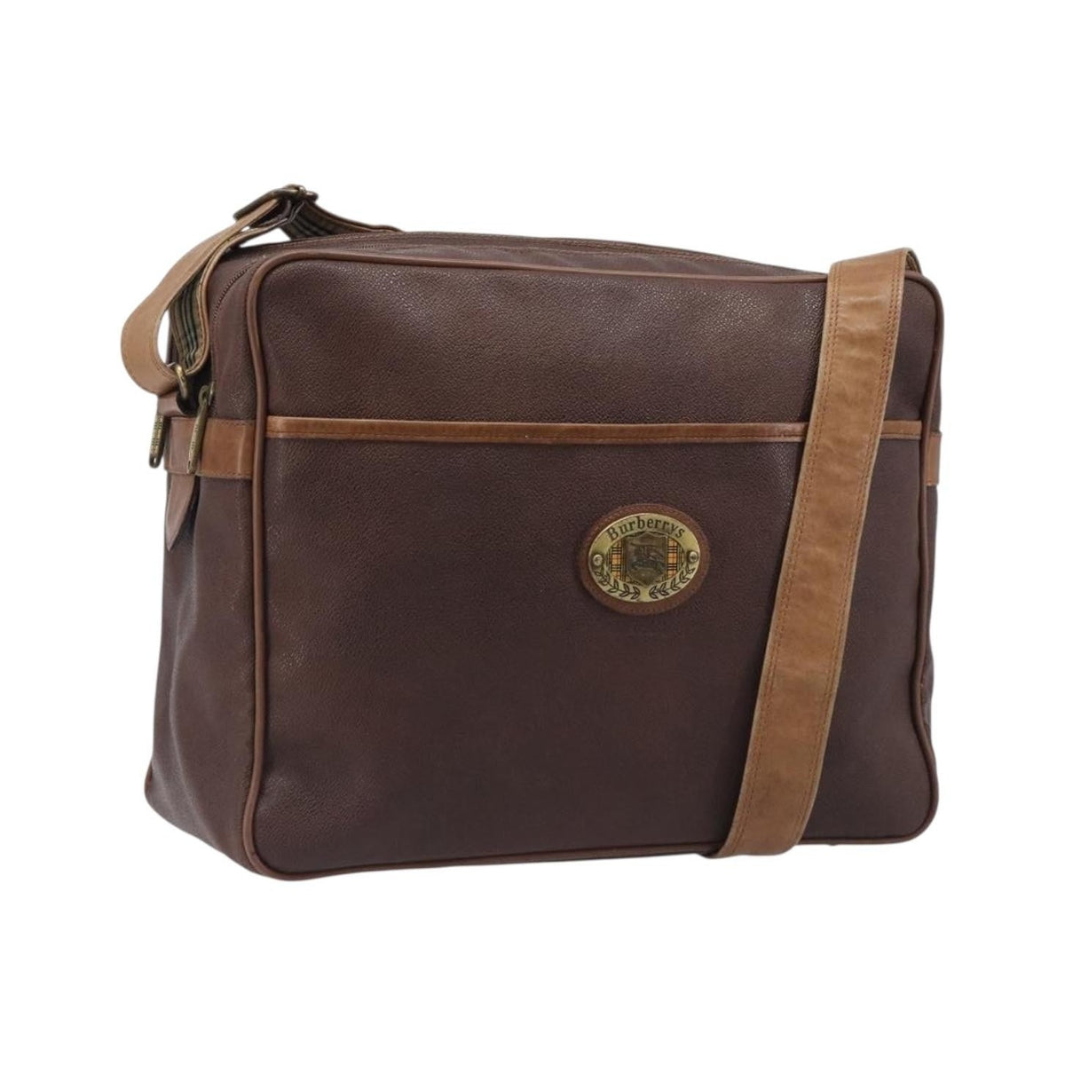 Burberry Shoulder Bag Leather, Brown, Leather, Shoulder Bag