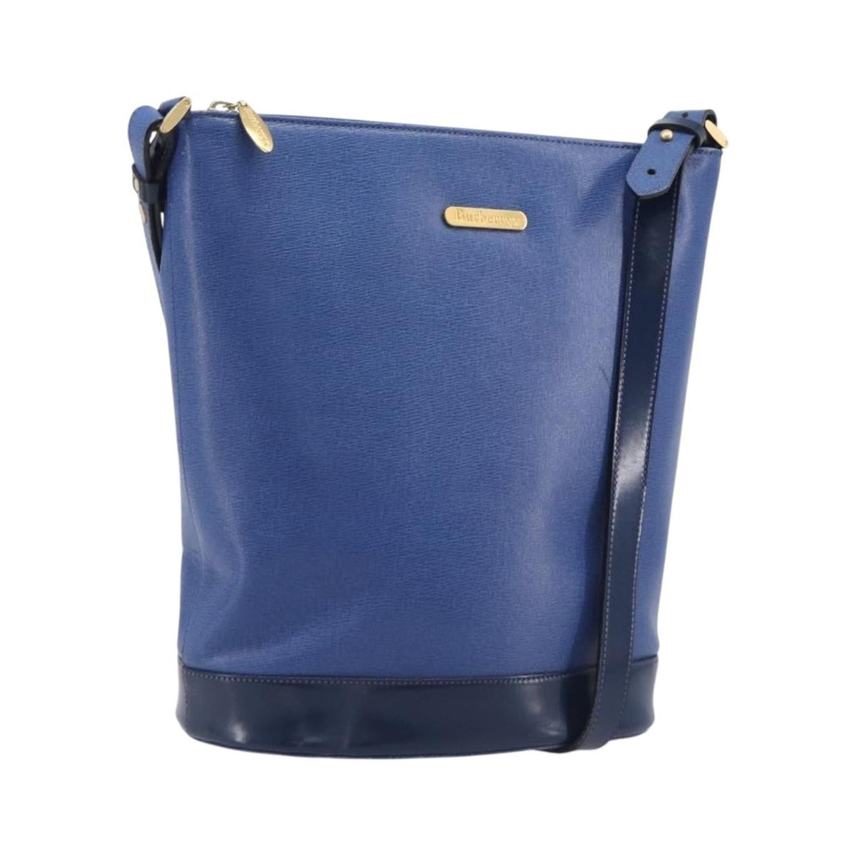 Burberry Shoulder Leather, Blue, Leather, Shoulder Bag