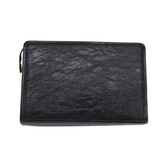 Burberry Vintage Leather, Black, Leather, Clutch