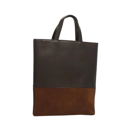 Burberry Vintage Leather, Brown, Leather, Handbag