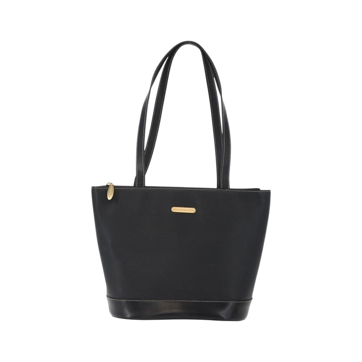Burberry Vintage Leather, Black, Leather, Tote Bag