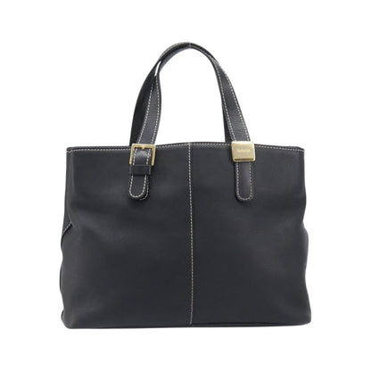 Burberry Vintage Leather, Black, Leather, Tote Bag