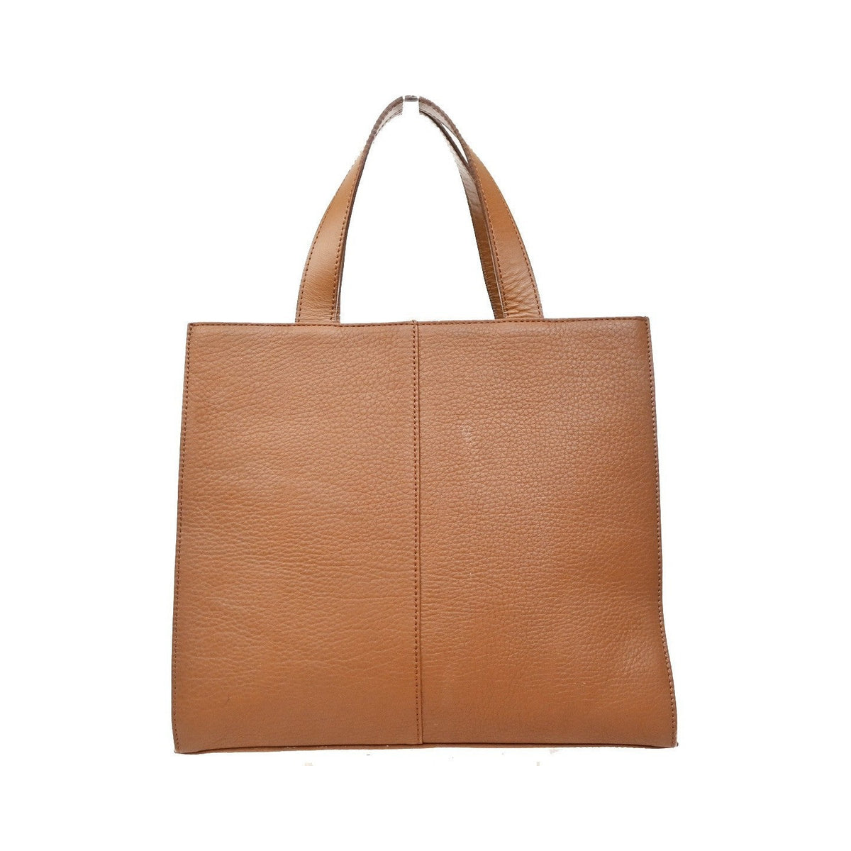 Burberry Vintage Zip Leather, Brown, Leather, Tote Bag