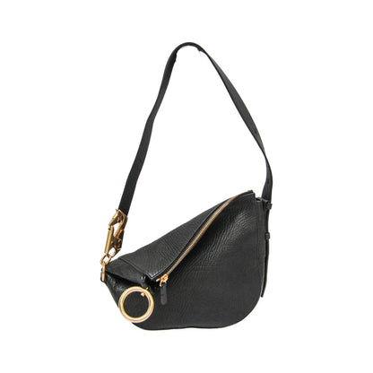 Burberry Zip Clutch Leather, Black, Leather, Clutch