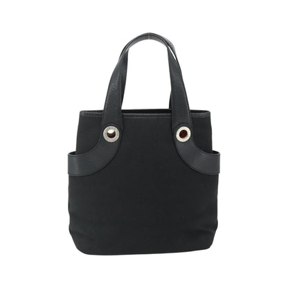 Bvlgari Logomania Canvas, Black, Canvas, Shoulder Bag