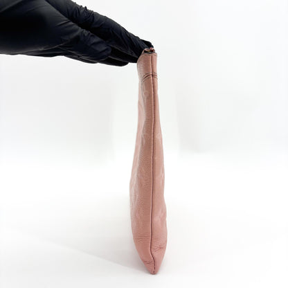 Louis Vuitton Daily Pouch Monogram Empreinte Leather, Pink, Leather, Clutch
