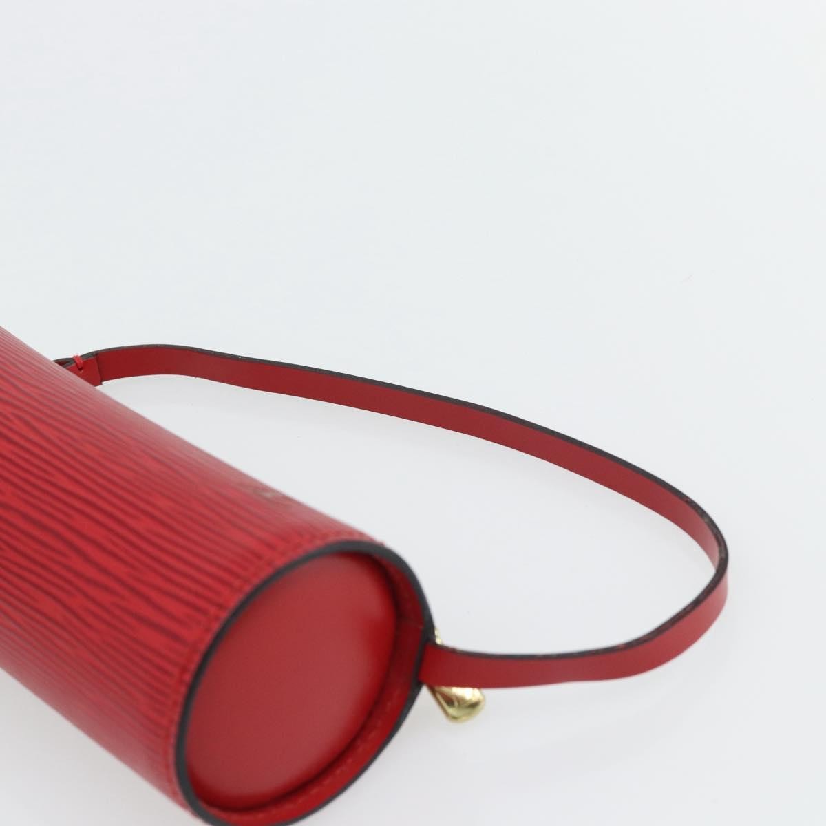 Louis Vuitton Soufflot Pochette Epi Leather, Red, Leather, Clutch